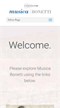 Mobile Screenshot of musicabonetti.com